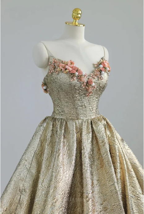 Aurelia Champagne Gown image 4