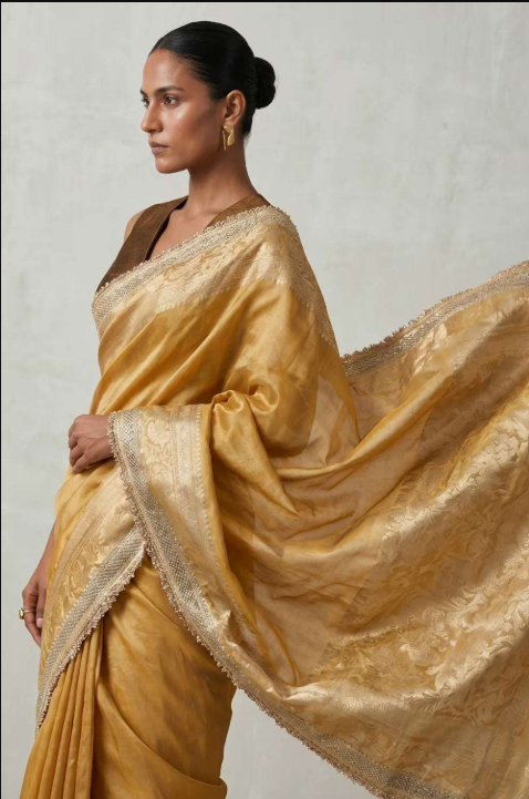 Golden Hour Silk Saree image 4